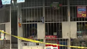 Una tienda ubicada en Villa El Salvador fue atacada el último viernes por extorsionadores. / Video: América Noticias