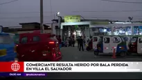 Herido de bala en Villa El Salvador. América Noticias