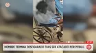 Villa El Salvador: hombre quedó desfigurado tras ataque pitbull