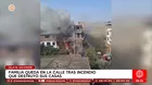 Villa El Salvador: Incendio deja sin hogar a más de 20 personas