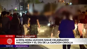 Pelea a salida de fiesta de Halloween en VES. América Noticias