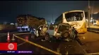 Villa El Salvador: Un muerto y cinco heridos dejó choque de camioneta contra bus