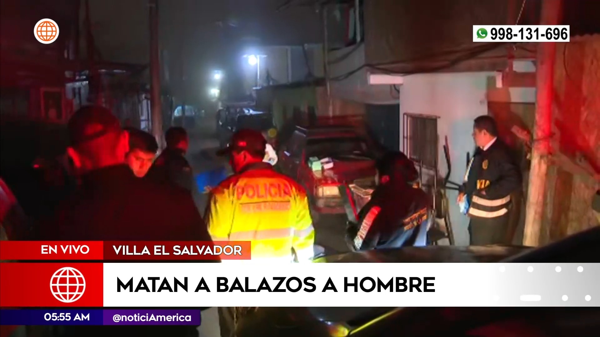 Asesinato en Villa El Salvador. Foto: América Noticias