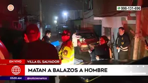 Asesinato en Villa El Salvador. Foto y video: América Noticias