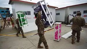 La brigada también colaboró con los trabajos de remoción de escombros. Foto referencial: Correo