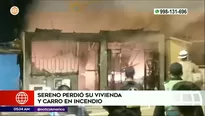 Incendio en Villa El Salvador. Foto y video: América Noticias