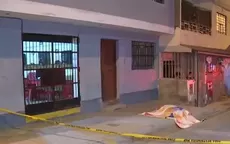 Villa El Salvador: sicario asesina a mujer a metros de su casa - Noticias de sicarios