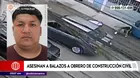 Villa El Salvador: Sicarios asesinaron a balazos a obrero de construcción civil