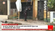 Villa El Salvador: Sujeto muere tras manipular explosivo