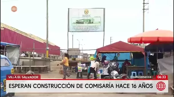 Villa El Salvador: piden acelerar construcción de comisaría prometida desde hace 16 años/ América Noticias Villa El Salvador: piden acelerar construcción de comisaría prometida desde hace 16 años/ América Noticias