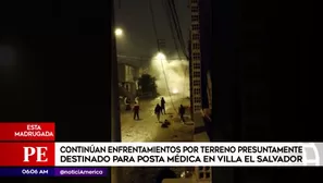 Enfrentamiento en Villa El Salvador. América Noticias