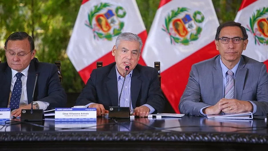 César Villanueva. Foto: Presidencia Perú