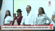 El vínculo de Brígida Curo con el partido de Nicanor Boluarte