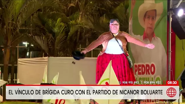El vínculo de Brígida Curo con el partido de Nicanor Boluarte. Foto: Unidad de investigación El vínculo de Brígida Curo con el partido de Nicanor Boluarte. Foto: Unidad de investigación