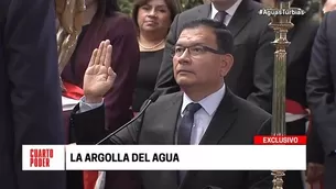 Ministro de Agricultura, Jorge Montenegro. Cuarto Poder