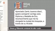 Vínculos de Wolfgang Grozo con Zamir Villaverde generan dudas
