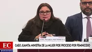 Caso Juanita Mendoza: ministra Mendieta pide proceso por tentativa de feminicidio