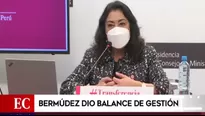 Presidenta del Consejo de Ministros Violeta Bermúdez dio un balance de su gestión. Video: América