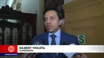 Gilbert Violeta, congresista del Partido Contigo. Foto: América Noticias