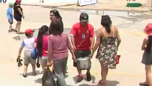 Familias llegaron con sus ollas con comida y mascotas al balneario chorrillano.