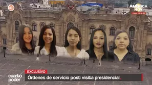 Registros muestran que jóvenes visitaron el Despacho Presidencial y luego obtuvieron contratos con el Estado. Algunas reuniones fueron en feriados y fuera de horario laboral. Video: Cuarto Poder