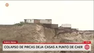 Vivienda queda al borde del colapso en Puente Piedra
