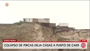 Vivienda queda al borde del colapso en Puente Piedra/ América Noticias 