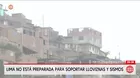 Viviendas en Lima presentan vulnerabilidad por lloviznas y sismos
