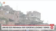 Viviendas en Lima presentan vulnerabilidad por lloviznas y sismos