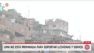 Viviendas en Lima presentan alta vulnerabilidad por lloviznas y sismos. Foto y video: América Noticias