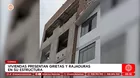 Viviendas presentan grietas y rajaduras tras sismo en Lima