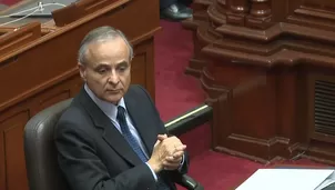 Congreso de la República interpela a ministro de Energía y Minas, Jorge Luis Montero. / Video: Canal N