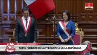 EN VIVO| Keiko Fujimori jura como presidenta del Perú