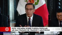 Martín Vizcarra, presidente del Perú.