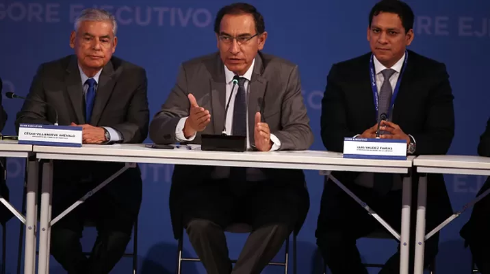 Martín Vizcarra se refirió a la Ley de Presupuesto para el 2019. Foto: Andina Martín Vizcarra se refirió a la Ley de Presupuesto para el 2019. Foto: Andina