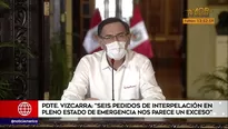 Martín Vizcarra, presidente de la república.