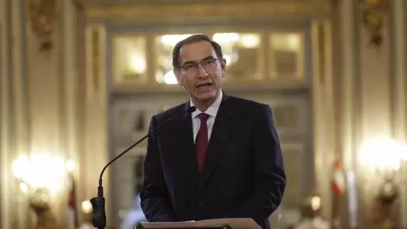 El presidente Martín Vizcarra reconoció el trabajo del Congreso / Foto: Presidencia