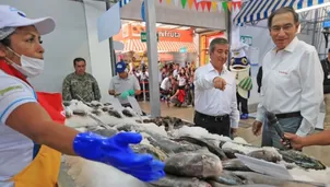 El mandatario realizó el lanzamiento de la campaña Mar Pez en el puerto del Callao. Foto: Presidencia