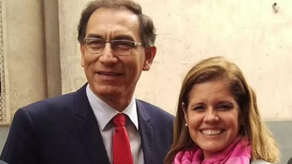 Martín Vizcarra y Mercedes Aráoz. Foto: Radio Nacional