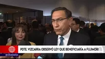 Presidente Martín Vizcarra observó ley de prisión domiciliaria.