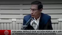 Martín Vizcarra. Foto-Video: América Noticias