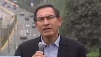 Martín Vizcarra, presidente de la República. Foto: Captura Canal N 