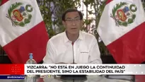 Martín Vizcarra, presidente de la república. América Noticias