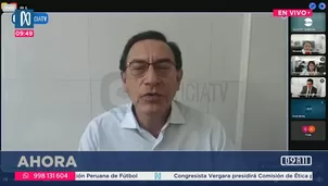 Martin Vizcarra reaparece durante audiencia