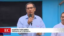 Martín Vizcarra, presidente de la República. Foto: América Noticias