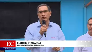 Martín Vizcarra, presidente de la República. Foto: América Noticias