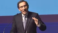 Presidente Martín Vizcarra (Foto y video: Canal N)