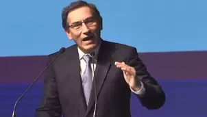 Presidente Martín Vizcarra (Foto y video: Canal N)