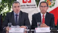 Vizcarra y Del Solar asisten a debate de inhabilitación