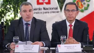 Salvador del Solar y Martín Vizcarra. Foto: Andina. Video: Canal N